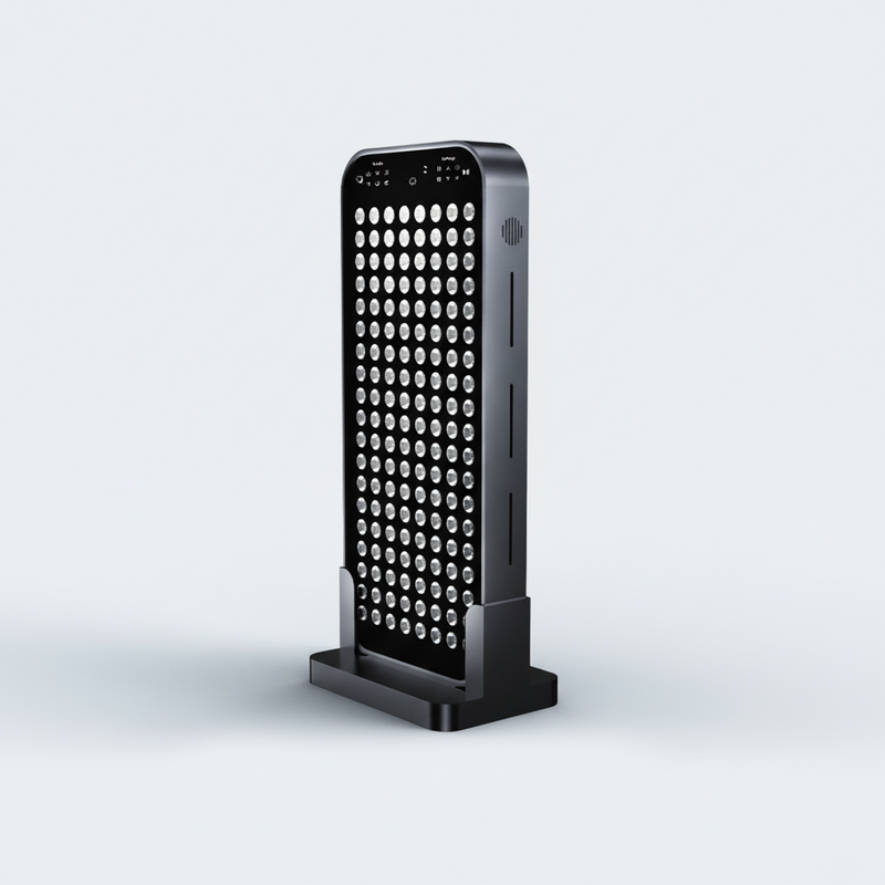 Aura Sweden black LED light therapy panel for skin rejuvenation and overall wellness