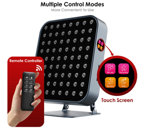 Dubbelkanalig panel för rött och nära-infrarött ljusterapi - H320 (kompakt)